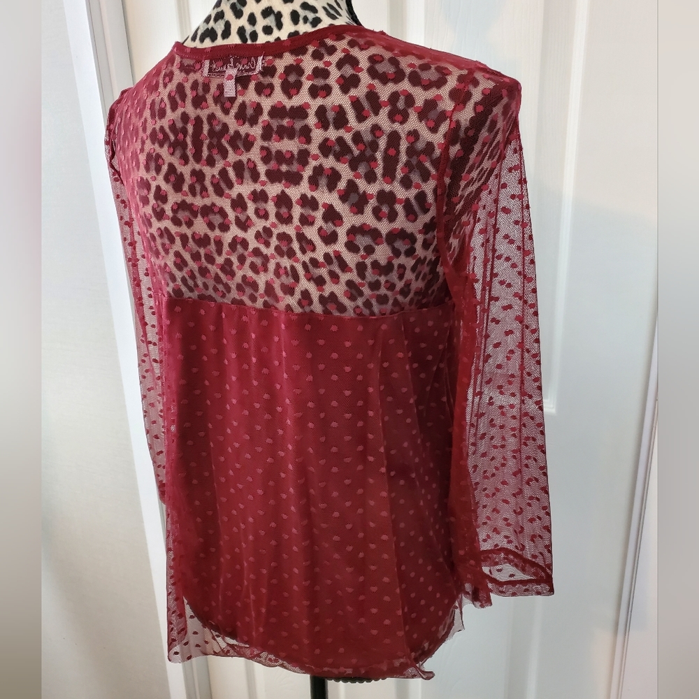 Crave Fame Embroidered Semi-Sheer Top - Picture 8 of 11